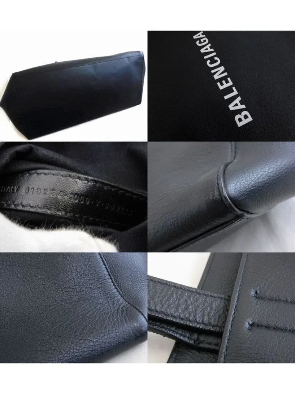 Balenciaga Tote Everyday Leather Black